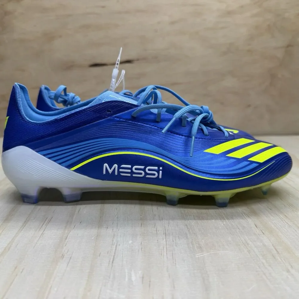 NEW Adidas F50 Messi Elite FG Mens Soccer Cleats Blue Sz 12 JP7435